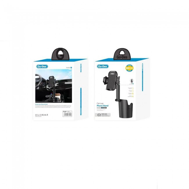 Go Des GD-HD255 M-safe 360 Derece Dönebilen Bardaklık Tasarım Telefon Tutucu Go Des GD-HD255 M-safe 360 Derece Dönebilen Bardaklık Tasarım Telefon Tutucu