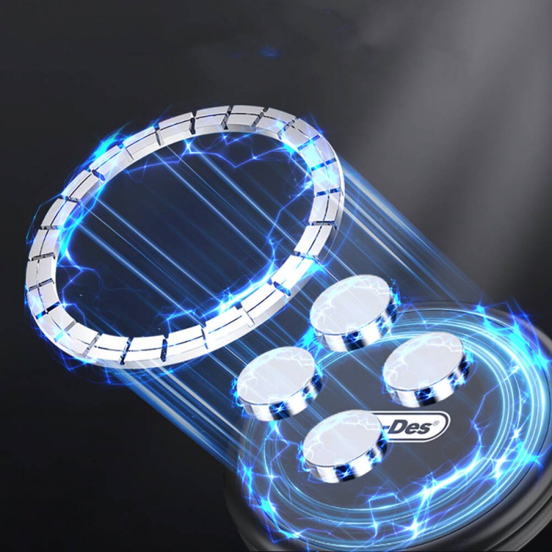 Bal-z Go Des GD-HD303 Jiroskobik Sabitleme Özellikli Magnetik Direksiyon Tasarım Araç Telefon Tutucu