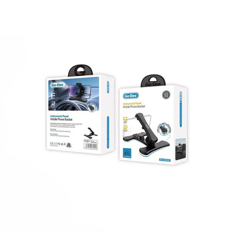 Bal-z Go Des GD-HD306 Ayarlanabilir Düz Zemin Araç Telefon Tutucu