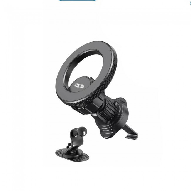 Go Des GD-HD318 Magsafe Magnetik 360° Dönebilen 2in1 Havalandırma ve Düz Zemin Telefon Tutucu Go Des GD-HD318 Magsafe Magnetik 360° Dönebilen 2in1 Havalandırma ve Düz Zemin Telefon Tutucu