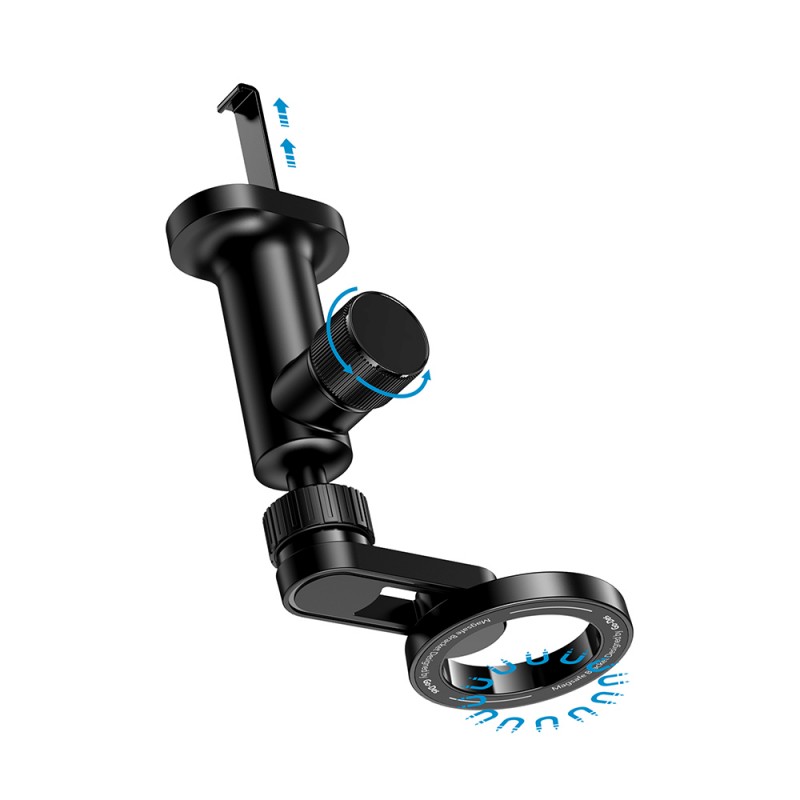 Bal-z Go Des GD-HD327 Magnetik M-safe Uyumlu 360 Derece Dönebilen Düz Zemin ve Havalandırma Tasarımlı Araç Telefon Tutucu