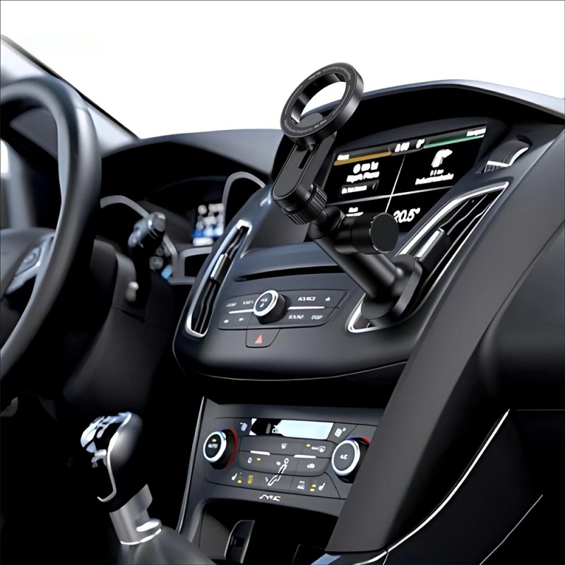 Bal-z Go Des GD-HD327 Magnetik M-safe Uyumlu 360 Derece Dönebilen Düz Zemin ve Havalandırma Tasarımlı Araç Telefon Tutucu