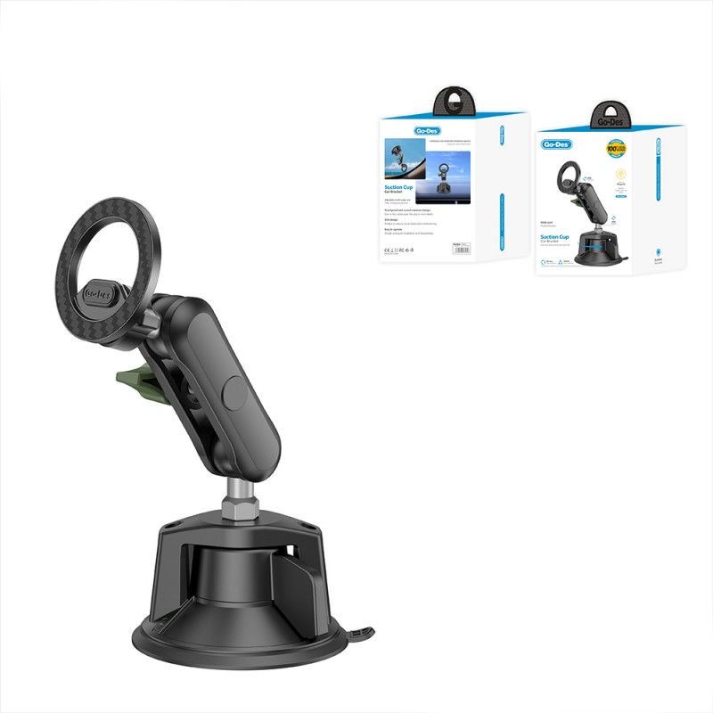 Bal-z Go Des GD-HD361 360 Derece Dönebilen Vakumlu Tasarım Magnetik Araç İçi Telefon Tutucu