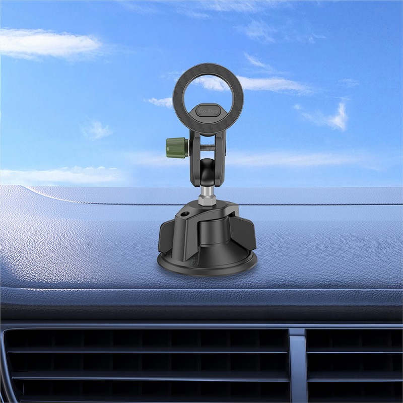 Bal-z Go Des GD-HD361 360 Derece Dönebilen Vakumlu Tasarım Magnetik Araç İçi Telefon Tutucu