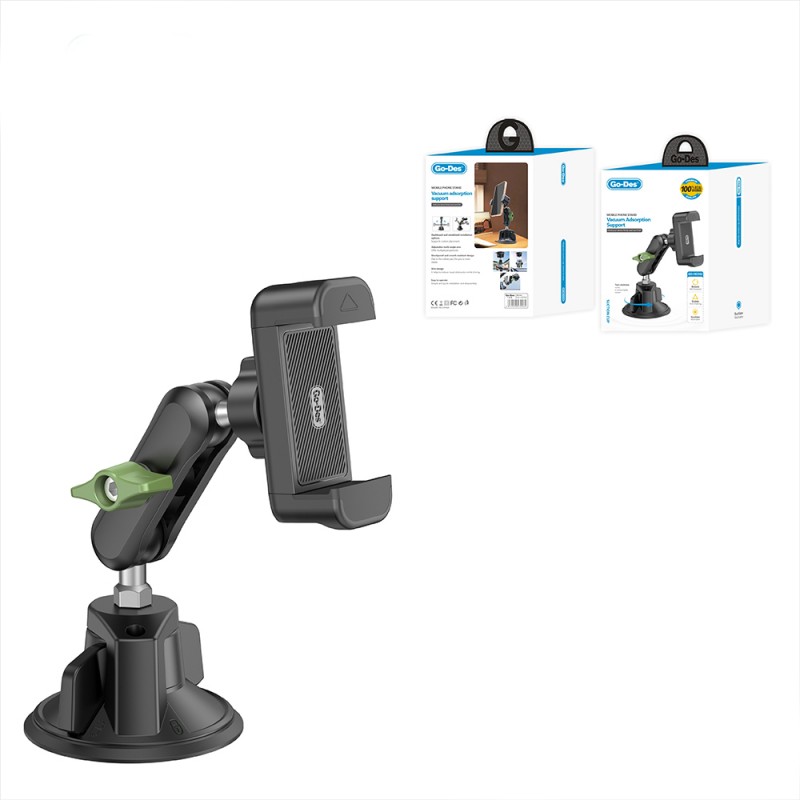 Bal-z Go Des GD-HD362 360 Derece Dönebilen Vakumlu Tasarım Araç İçi Telefon Tutucu