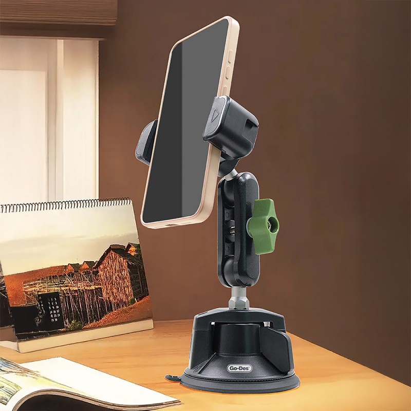 Bal-z Go Des GD-HD362 360 Derece Dönebilen Vakumlu Tasarım Araç İçi Telefon Tutucu