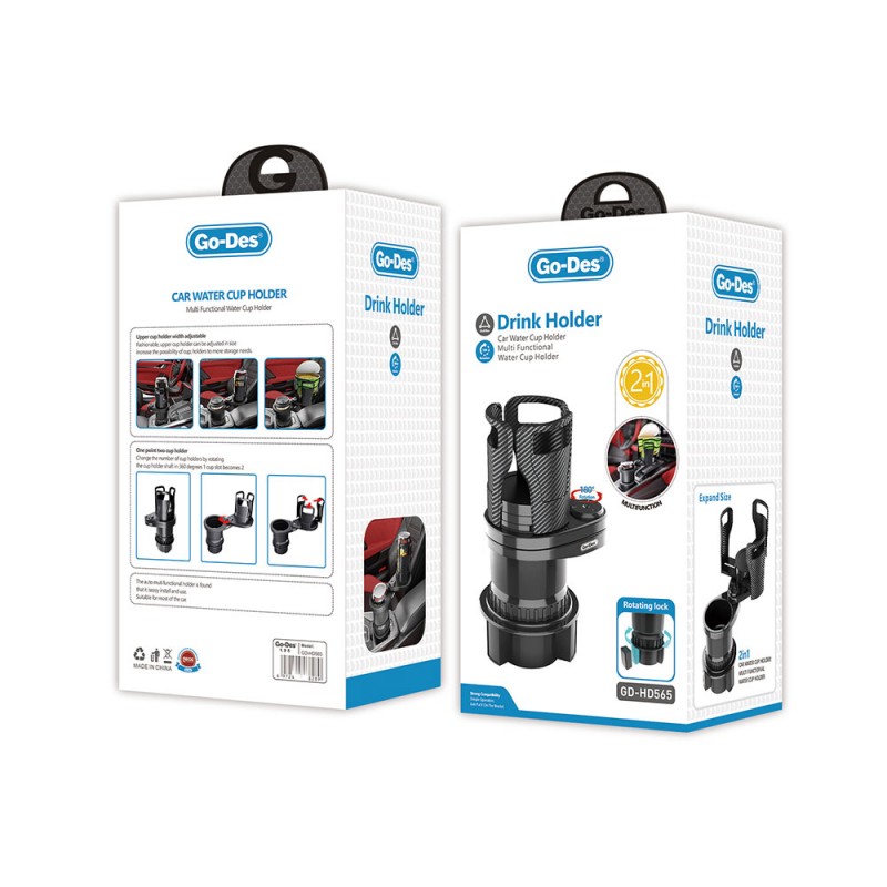 Bal-z Go Des GD-HD565 2 in 1 Araç Bardak Tutucu