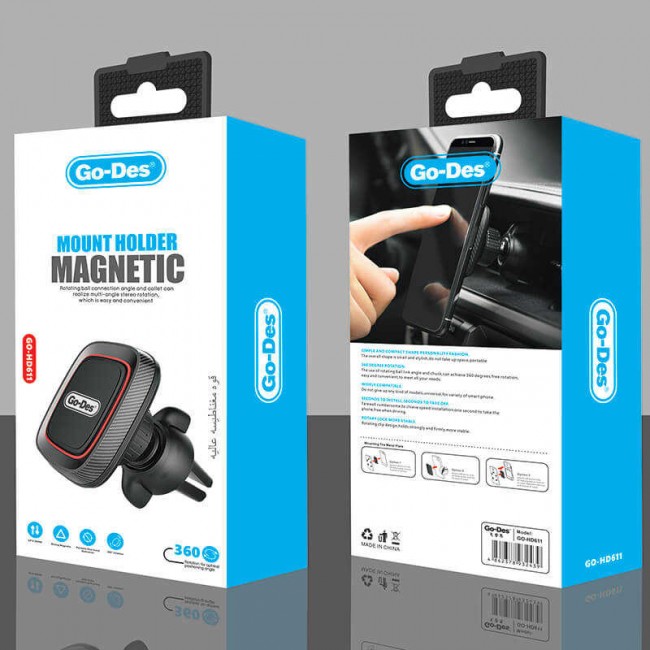 Go Des GD-HD611 Magnetic Araç Telefon Tutucu Go Des GD-HD611 Magnetic Araç Telefon Tutucu