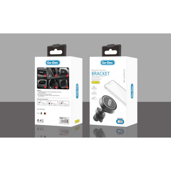 Go Des GD-HD621 Araç İçi Magnetik Telefon Tutucu Havalandırma Tasarım Go Des GD-HD621 Araç İçi Magnetik Telefon Tutucu Havalandırma Tasarım