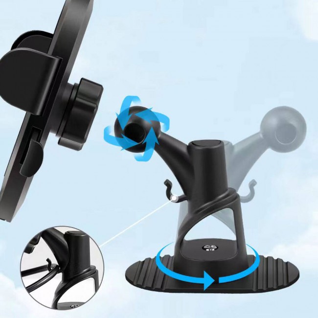 Go Des GD-HD642 360° Dönebilen Vantuzlu Tasarım Araç Telefon Tutucu Go Des GD-HD642 360° Dönebilen Vantuzlu Tasarım Araç Telefon Tutucu