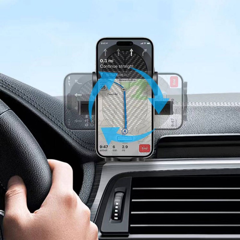 Bal-z Go Des GD-HD642 360° Dönebilen Vantuzlu Tasarım Araç Telefon Tutucu