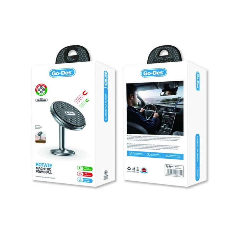 Bal-z Go Des GD-HD646 Magnetik Araç İçi Telefon Tutucu Düz Zemin Versiyon