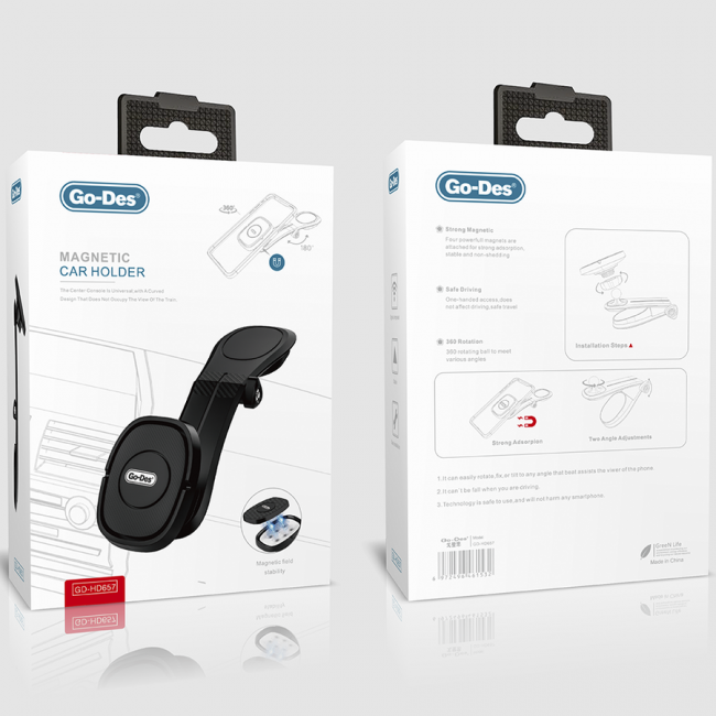 Go Des GD-HD657 Magnetik Araç Telefon Tutucu Go Des GD-HD657 Magnetik Araç Telefon Tutucu