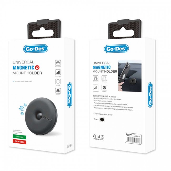 Go Des GD-HD683 Magnetik Araç Telefon Tutucu Go Des GD-HD683 Magnetik Araç Telefon Tutucu