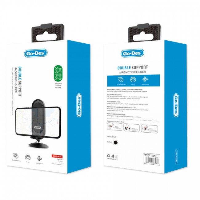 Go Des GD-HD689 Magnetik Araç Telefon Tutucu Go Des GD-HD689 Magnetik Araç Telefon Tutucu