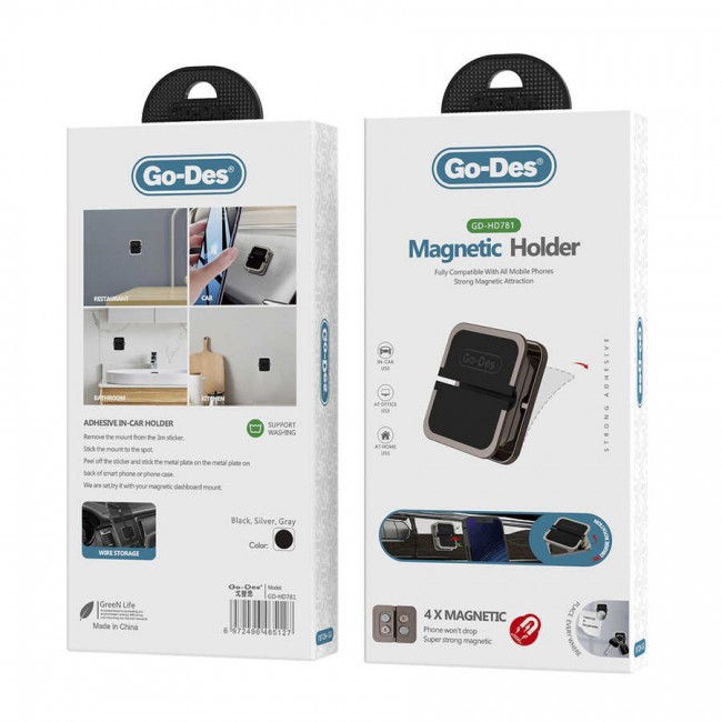 Go Des GD-HD781 Magnetic Araç Telefon Tutucu Go Des GD-HD781 Magnetic Araç Telefon Tutucu