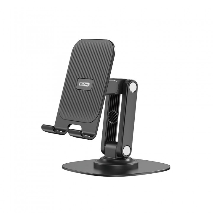 Go Des GD-HD757 Taşınabilir Katlanabilir 360 Dönebilen Metal Telefon ve Tablet Standı