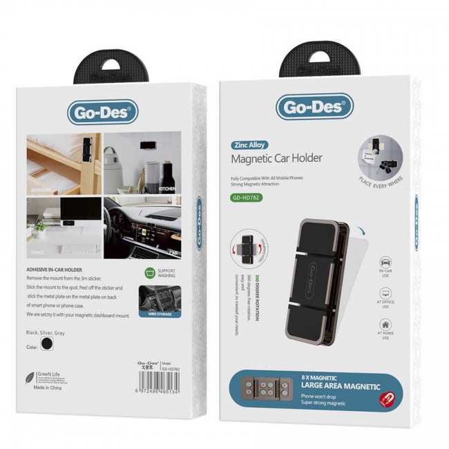 Go Des GD-HD782 Magnetic Araç Telefon Tutucu Go Des GD-HD782 Magnetic Araç Telefon Tutucu