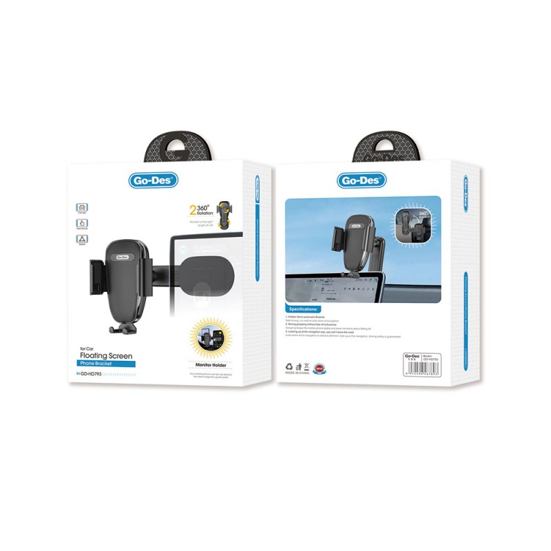 Bal-z Go Des GD-HD793 360 Dönebilen Başlıklı Laptop - Monitör Telefon Tutucu