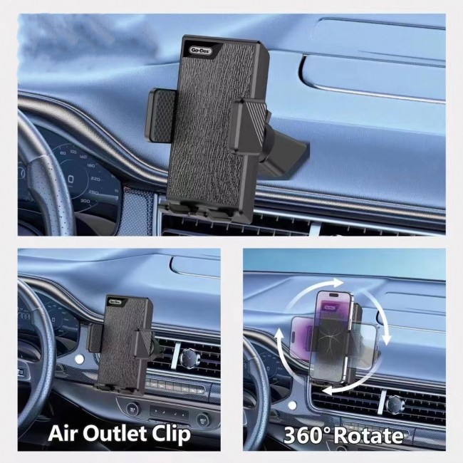 Go Des GD-HD795 Havalandırma Tasarım Araç Telefon Tutucu Go Des GD-HD795 Havalandırma Tasarım Araç Telefon Tutucu