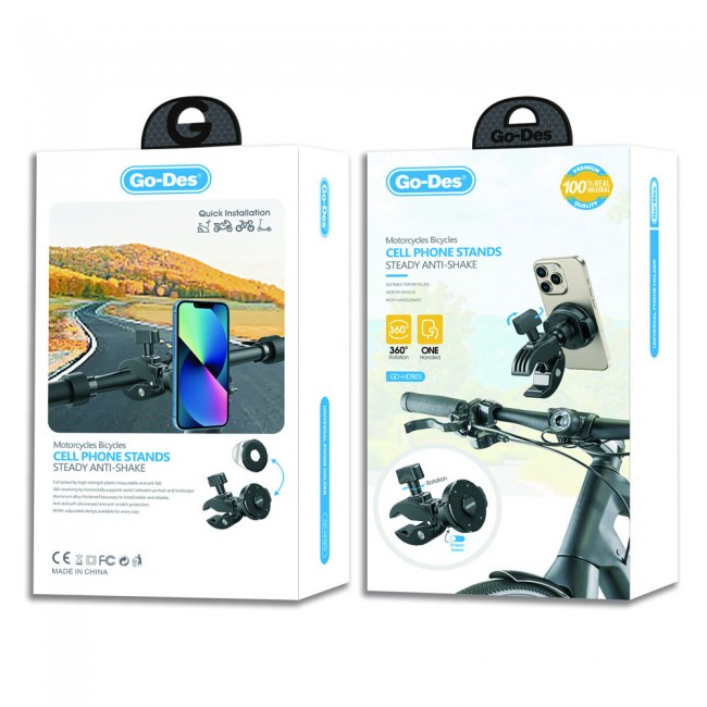 Go Des GD-HD903 Magnetik Magsafe Sarsıntı Önleyici Motosiklet ve Bisiklet Telefon Tutucu Go Des GD-HD903 Magnetik Magsafe Sarsıntı Önleyici Motosiklet ve Bisiklet Telefon Tutucu