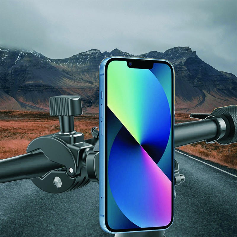 Bal-z Go Des GD-HD903 Magnetik M-safe Sarsıntı Önleyici Motosiklet ve Bisiklet Telefon Tutucu