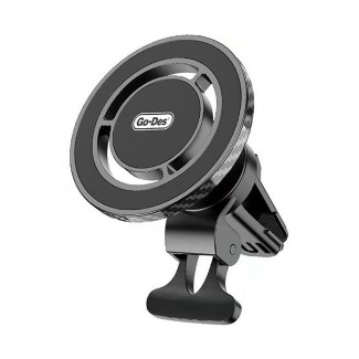 Go Des GD-HD911 M-safe Magnetik Özellikli 360° Dönebilen Havalandırma ve Düz Zemin Telefon Tutucu Go Des GD-HD911 M-safe Magnetik Özellikli 360° Dönebilen Havalandırma ve Düz Zemin Telefon Tutucu
