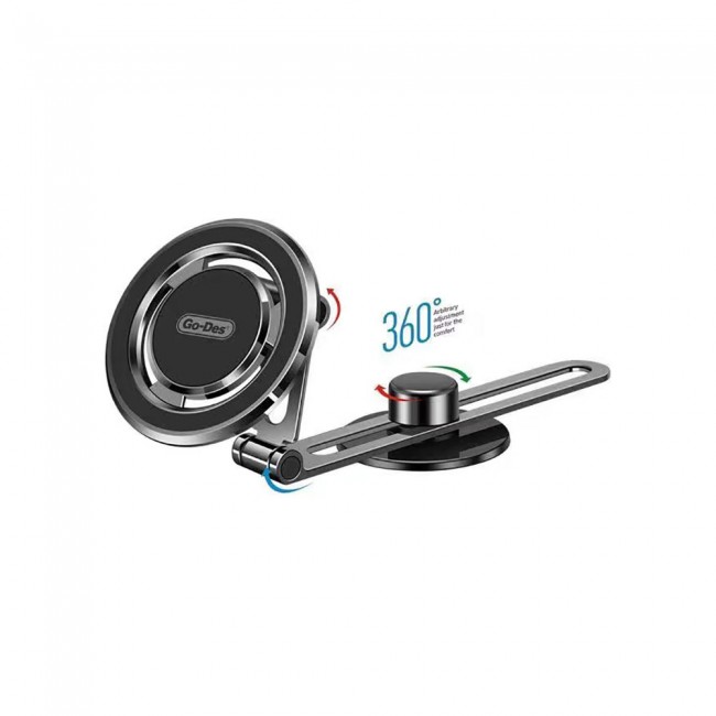Go Des GD-HD912 Magnetik 360 Derece Dönebilen Düz Zemin Araç Telefon Tutacağı Go Des GD-HD912 Magnetik 360 Derece Dönebilen Düz Zemin Araç Telefon Tutacağı