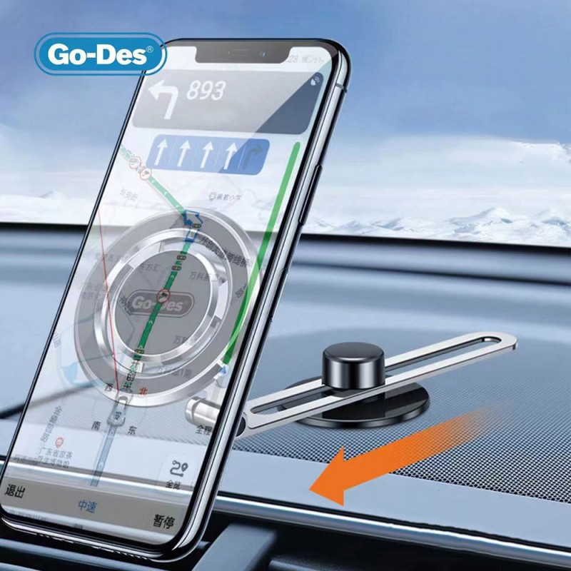 Bal-z Go Des GD-HD912 Magnetik 360 Derece Dönebilen Düz Zemin Araç Telefon Tutacağı