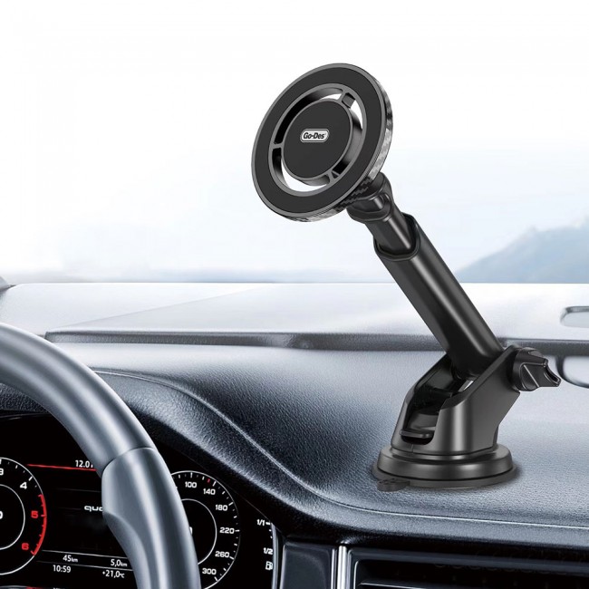 Go Des GD-HD938 Teleskopik Tasarım 360 Derece Dönebilen Magnetik Araç Telefon Tutucu Go Des GD-HD938 Teleskopik Tasarım 360 Derece Dönebilen Magnetik Araç Telefon Tutucu