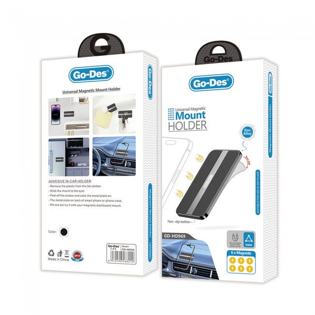Go Des GD-HD969 Magnetik Düz Zemin Araç Telefon Tutacağı Go Des GD-HD969 Magnetik Düz Zemin Araç Telefon Tutacağı