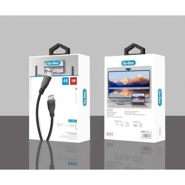 Go Des GD-HM803 HDMI 4K HD Kablo Go Des GD-HM803 HDMI 4K HD Kablo