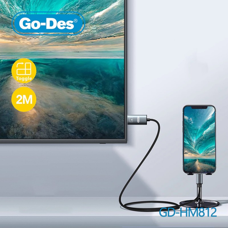 Bal-z Go Des GD-HM812 Lightning To HDMI Kablo 2 Metre