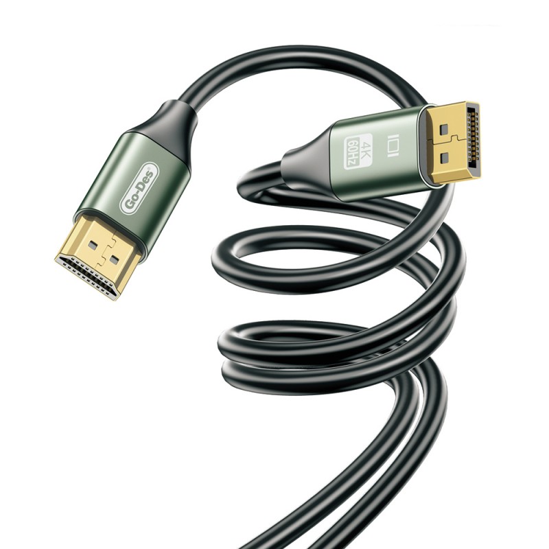 Bal-z Go Des GD-HM831 4K@60Hz HDMI to Display Port Kablo 2 Metre