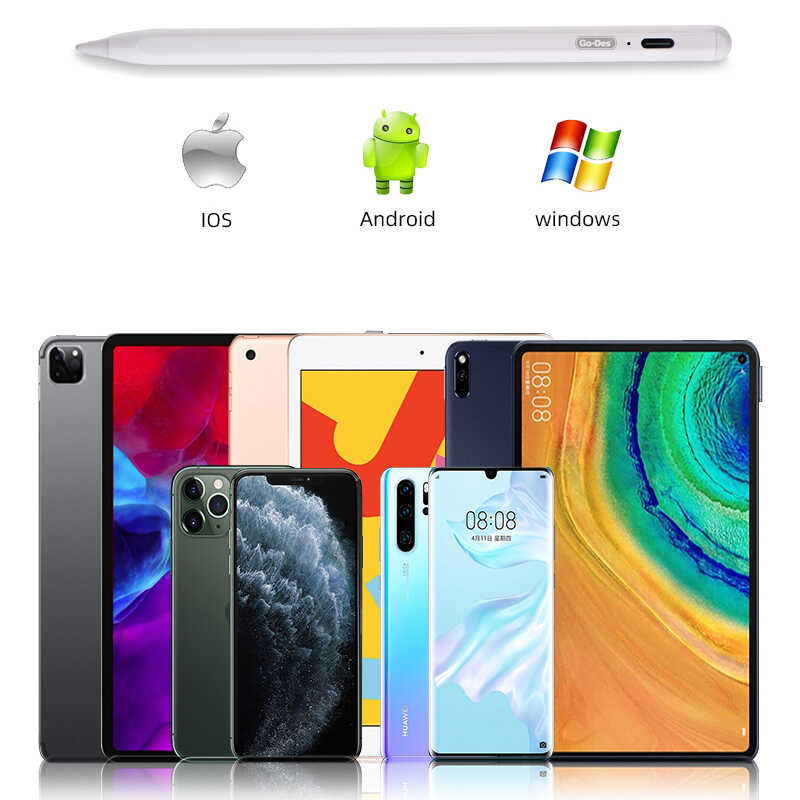 Bal-z Go Des GD-P1207 2 in 1 Üniversal Kapasitif Dokunmatik Kalem