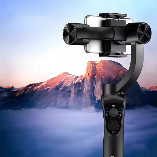 Go Des GD-S5 3 Eksenli El Tipi Yüz Tanıma Takip Özellikli Led Işıklandırma Aparatlı Gimbal Stabilizatör Go Des GD-S5 3 Eksenli El Tipi Yüz Tanıma Takip Özellikli Led Işıklandırma Aparatlı Gimbal Stabilizatör