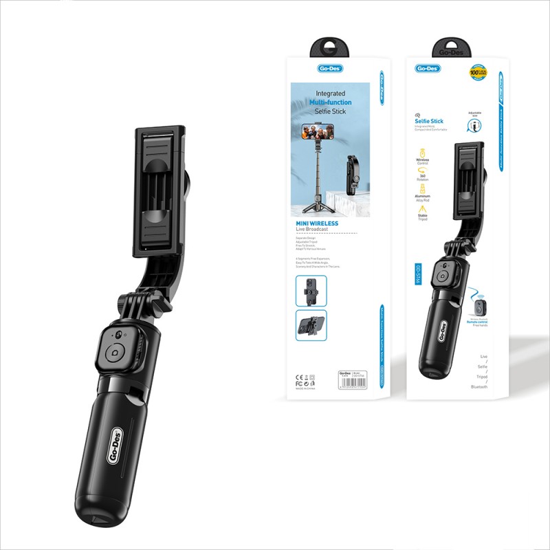 Bal-z Go Des GD-ST66 Kumandalı 360 Derece Dönebilen Selfie Çubuğu ve Tripod