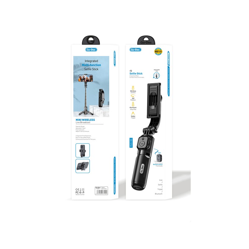 Bal-z Go Des GD-ST66 Kumandalı 360 Derece Dönebilen Selfie Çubuğu ve Tripod