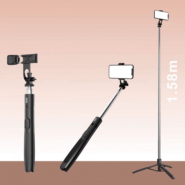 Go Des GD-ST81 Çok Fonksiyonlu 6 Kademeli Teleskopik Tripod Stand Özellikli Bluetooth Selfie Çubuğu Go Des GD-ST81 Çok Fonksiyonlu 6 Kademeli Teleskopik Tripod Stand Özellikli Bluetooth Selfie Çubuğu