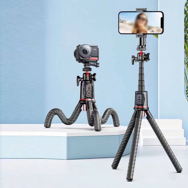 Go Des GD-ST86 Çok Fonksiyonlu Teleskopik Esneyebilen Uzaktan Kumanda Aparatlı Tripod Go Des GD-ST86 Çok Fonksiyonlu Teleskopik Esneyebilen Uzaktan Kumanda Aparatlı Tripod