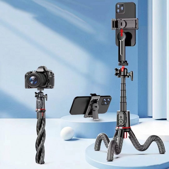 Go Des GD-ST86 Çok Fonksiyonlu Teleskopik Esneyebilen Uzaktan Kumanda Aparatlı Tripod Go Des GD-ST86 Çok Fonksiyonlu Teleskopik Esneyebilen Uzaktan Kumanda Aparatlı Tripod