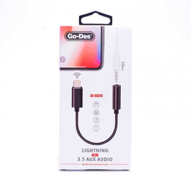 Go Des GD-UC019 Lightning To 3.5mm Dönüştürücü Go Des GD-UC019 Lightning To 3.5mm Dönüştürücü