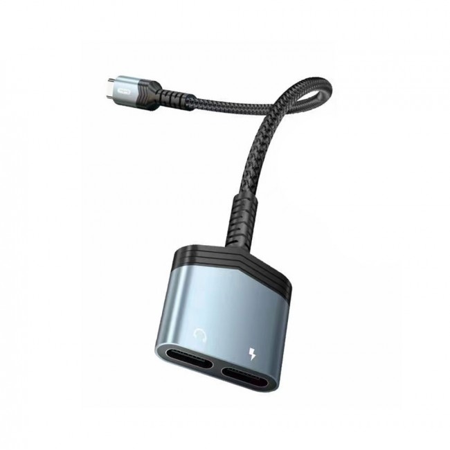 Go Des GD-UC071 Type-C 2in1 Şarj ve Ses Adaptörü Go Des GD-UC071 Type-C 2in1 Şarj ve Ses Adaptörü