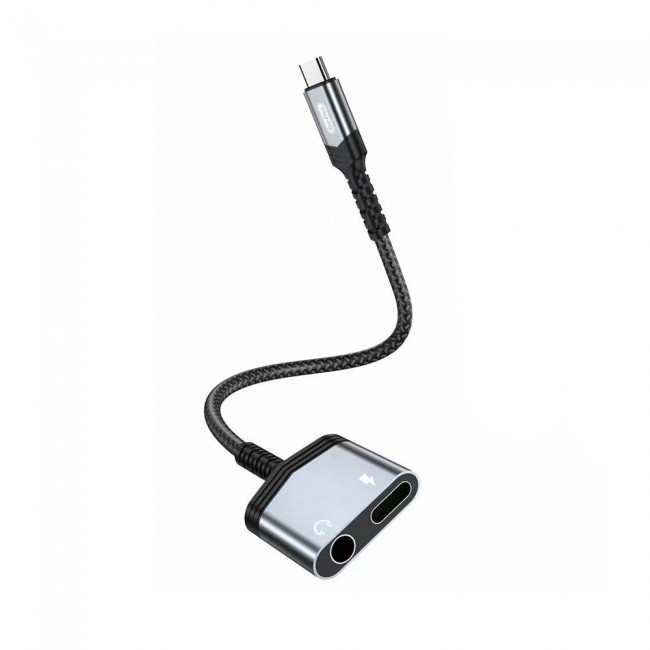 Go Des GD-UC072 3.5mm Jack Girişli Type-C 2in1 Şarj ve Ses Adaptörü Go Des GD-UC072 3.5mm Jack Girişli Type-C 2in1 Şarj ve Ses Adaptörü