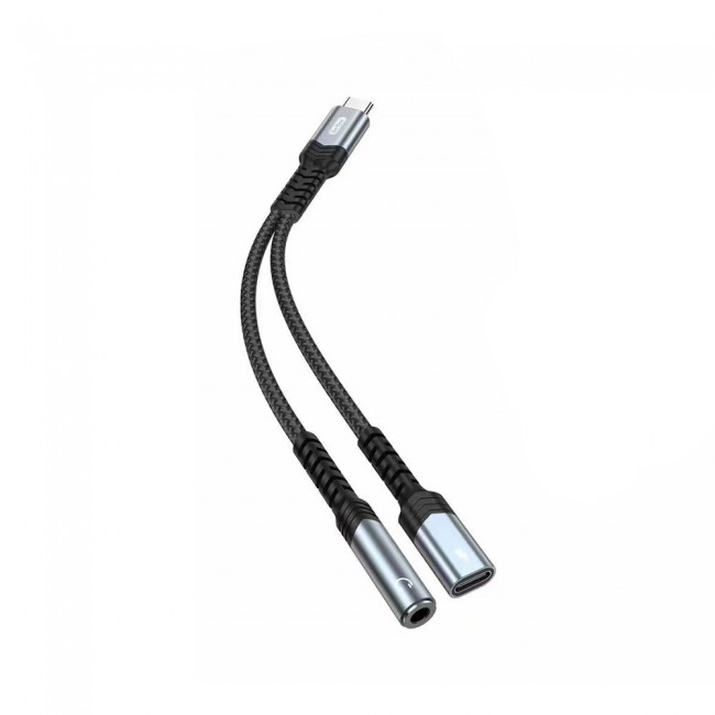 Go Des GD-UC073 3.5mm Jack Girişli Type-C 2in1 Şarj ve Ses Kablosu Go Des GD-UC073 3.5mm Jack Girişli Type-C 2in1 Şarj ve Ses Kablosu