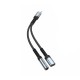 Go Des GD-UC073 3.5mm Jack Girişli Type-C 2in1 Şarj ve Ses Kablosu Go Des GD-UC073 3.5mm Jack Girişli Type-C 2in1 Şarj ve Ses Kablosu