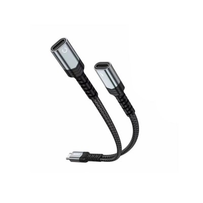 Bal-z Go Des GD-UC075 Type-C 2in1 Şarj ve Ses Kablosu