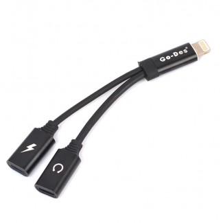 Go Des GD-UC11 Dual Lightning Headphone Audio & Charge Adaptör Go Des GD-UC11 Dual Lightning Headphone Audio & Charge Adaptör