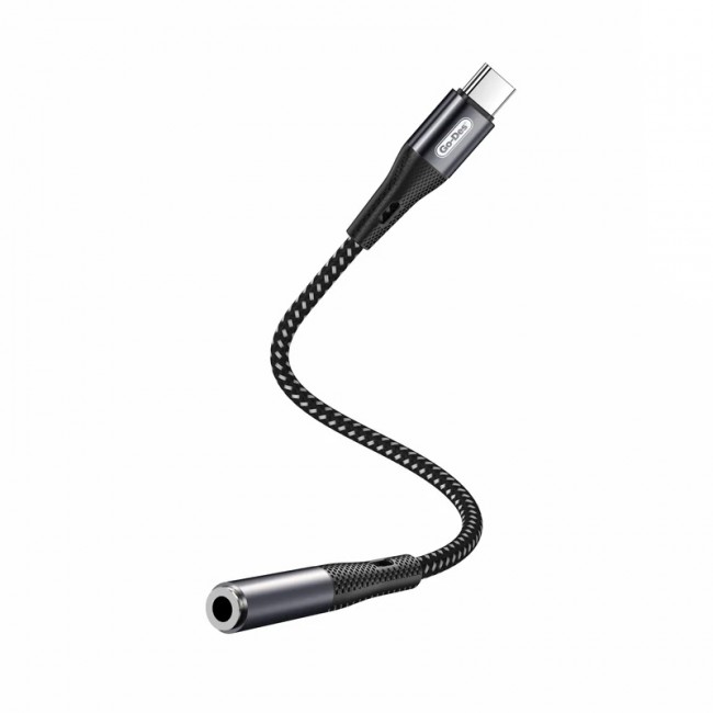Go Des GD-UC165 Type-C to 3.5mm Hi-Fi Aux Çevirici Örgülü Ses Adaptörü Go Des GD-UC165 Type-C to 3.5mm Hi-Fi Aux Çevirici Örgülü Ses Adaptörü