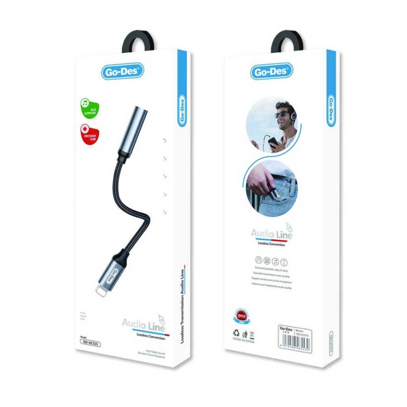 Bal-z Go Des GD-UC315 Lightning to 3.5mm Aux Dönüştürücü